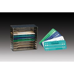 Plasdent ORTHO BRACKET TRAYS/ In White, Dk.Blue, Turquoise, & Aqua  (25pcs/box)